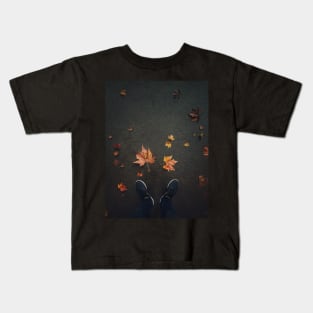 Autumn season lifestyle Kids T-Shirt